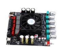 Bewinner 2.1 Channel Bluetooth Audio Amplifier Board, 200Wx2+400W Digital Amp with High Low Pitch Adjustment, Clear Sound for Home Speakers