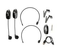 Bewinner 2.4G Wireless Saxophone Microphone System, Professional Clip On Instrument Microphone with Noise Reduction, Plug and Play, 1 to 2 Transmitters, for Stage Performance, Detachable