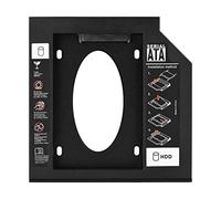 Bewinner 2.5" SATA HDD SSD Hard Drive Caddy Adapter 2nd HDD Enclosure Hard Disk Drive Caddy Case for 9.5mm/12.7mm Bay Caddy Optical DVD Adapter for Laptop CD/DVD-ROM(9.5mm)