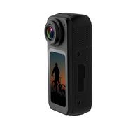 Bewinner 2.7K Action Camera, Thumb Sized Body Camera with Magnetic Lanyard, 170° Lens 1.47in HD Display, Small Portable Camcorder for Work, Cycling, Travel, Pet Walking (Black)