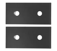 Bewinner 2 Hole Joint Board, Black Aluminum Alloy Joining Plate (3030)