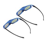 Bewinner 2-Pack 144Hz DLP Link Active Shutter 3D Glasses Rechargeable | Active Shutter Eyewear, Rechargeable 3D Goggles, DLP Link Projector Accessory, Home Theater Viewing, 144Hz Refresh Rate,