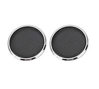 Bewinner 2 PCS Speakers Mesh Case, Speaker Covers 1 inch Audio Speakers Decoration Protective Grills Cover Steel Mesh Case for Small Speakers, Car Speakers