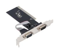 Bewinner 2 Port PCIe Serial Expansion Card, RS232 DB9 Industrial COM Ports with Full-Size Bracket for, PCs, PCIe Serial Expansion Card, Supports DOS,