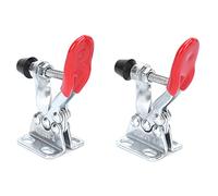 Bewinner 2 Set 30kg Holding Force Toggle Clamp, Arrow Storage Case Fixture Clamp for Welding Mold Circuit Board, Durable Iron Plastic Quick Clamping Hand Tool