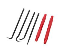 Bewinner 2 Sets Pick and Hook Tool, Double Head Oil Seal Puller Remover for Automotive O Rings and Gaskets, 4 Hook Shapes with Storage Box