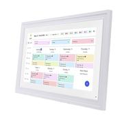 Bewinner 21.5 Inch Smart Digital Calendar, WiFi Interactive Display Touchscreen with Full HD Resolution 32GB Memory APP Control for Family Organization (GB Plug)