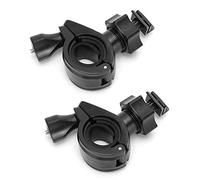 Bewinner 2Pcs 360° Rotating Car DVR Mount Holder, Universal Motorcycle Handlebar Camera Bracket with F Head, High & Low Temperature Resistant Dash Cam Mount for Car Windshield (F head)