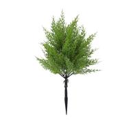 Bewinner 2PCS Artificial Cedar Topiary Ball Trees with Ground Spike | Faux Cypress Shrubs, Evergreen Faux Plants, Outdoor Front Porch Decor, Indoor Garden Accent, No Watering Needed, UV Stable