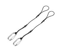 Bewinner 2pcs Camera Safety Straps, Universal Camera Strap Safety Rope Tether with Clip Hook, Metal Camera Hang Buckle for DSLR Mirrorless Cameras