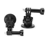 Bewinner 2PCS Car Phone Mount, 360° Adjustable Dashboard & Instrument Panel Holder, Universal Car Cradle with Forkhead for Cell Phone, GPS, Automotive Devices (Three-pronged head)