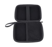 Bewinner 2PCS Electronics Accessories Organizer, Portable Waterproof Travel Cable Carry Case for Cord, Charger, Earphone, Mouse, Metal Zipper, Black