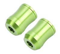 Bewinner 2PCS Magnet Screw Holder Rings 6.35mm Hex Shank Screwdriver Bit Magnetizer, High Hardness Aluminum Alloy Green, Magnetize for Precision Driving in Furniture Assembly &