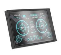 Bewinner 3.5 Inch IPS USB Mini Screen, PC CPU RAM Data Monitor Computer Temperature Display, Stepless Brightness Adjustment USB C Secondary Screen for PC ARGB Computer Case