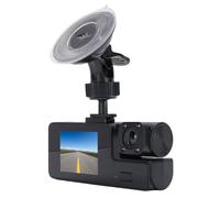 Bewinner 3 Channel Dash Cam Front Rear Interior, 1080P FHD 170° WiFi Car Camera, 2 Inch LCD Screen with Parking Assistance Driver Monitoring for Car Truck SUV