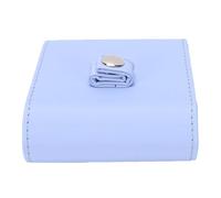 Bewinner 3 Inch PU Leather Photo Pouch for Mini 13, Portable Square Camera Case, Retro Design Photo Storage Bag with Snap Closure (Blue)