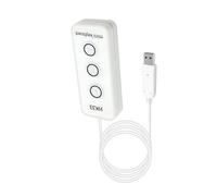 Bewinner 3 Key Programmable Keypad, USB One Handed Macro Keyboard with Custom Shortcuts for Gaming, Office, Copy Paste Accessibility (HK33UW White)