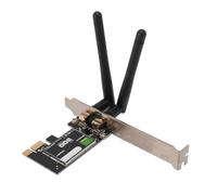 Bewinner 300Mbps PCI-E WiFi Card for Desktop PC, Wireless Network Adapter with 2.4GHz High Gain Antennas, Supports 7/8/10/11 &, Plug and Play