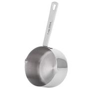Bewinner 304 Stainless Steel Measuring Spoon 1/2 Cup 125ml Baking Measuring Cup with Scale, Rust Proof Kitchen Scoop for Liquid and Dry Ingredients, Ergonomic Handle Easy Pour Spout (1cup250ml)