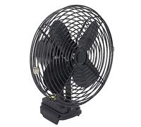 Bewinner 30W 8In Cordless Rechargeable Fan for Camping | Alloy Steel Frame, 4 Metal Blades, 18V Battery Powered, Workshop Cooling, Portable Design