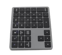 Bewinner 35 Keys Wireless Number Pad, Wireless Number Pad Bluetooth 5.0, Financial Accounting Rechargeable Number Keyboard for Laptop Desktop, PC, Notebook (Grey)