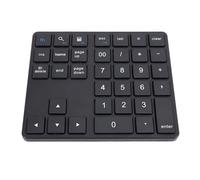 Bewinner 35 Keys Wireless Number Pad, Wireless Number Pad Bluetooth 5.0, Financial Accounting Rechargeable Number Keyboard for Laptop Desktop, PC, Notebook (Black)