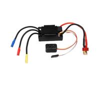 Bewinner 35A Brushless ESC RC Motor, Water Proof Sensorless Electronic Speed Controller for 1/10 Scale RC Short Course Truck Buggy Car with Program Card Port BEC
