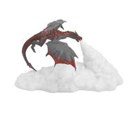 Bewinner 3D Printed Fire Breathing Dragon Night Lamp, Rechargeable Breathing Light, Creative Bedside Decor, Realistic Dragon Shape Unique Home Bedroom Living Room, 800mAh