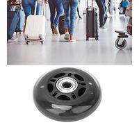 Bewinner 3in Caster Wheel with 608ZZ Bearing, PU Silent Wheel for Luggage