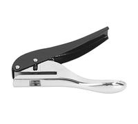 Bewinner 3mm Paper Hole Punch 1 Hole Puncher 25 Sheets Capacity Handheld Tool for Paper File Binding, Full Metal One Punch with Ergonomic Handle, Small for Office