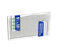 Bewinner 3PCS Microwave Vent Filter Replacement W10208631A, Reusable Aluminum Foil Mesh Screen, Washable Range Hood Filter for Microwave, 12.8x5.79x0.79 Inch High Density Grease Trap (Fit for