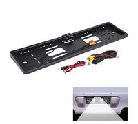 Bewinner 4 IR LED 170° Wide Angle License Plate Backup Camera, Rear View Reverse Camera with Night Vision, for European Plates