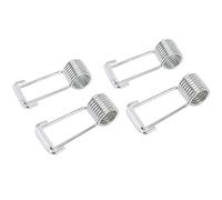 Bewinner 4 PCS Self Closing Spring Hinge Door Closer for Cabinet | Self Closing Door Hinge, Cabinet Door Latch Accessories, Stainless Steel, Rust Resistant, Easy Install