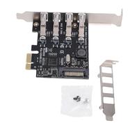 Bewinner 4 Port PCIe USB 3.0 Expansion Card with UPD720201 Chip, 5Gbps SuperSpeed, Self-Powered Design, Backward Compatible for Win 11 10 8 X 7 VistaDesktop PC