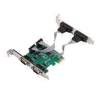 Bewinner 4-Port RS232 PCI-E Expansion Card, PCI-E 1X to 4 Serial Ports Adapter Controller Card, Supports 4X/8X/16X Slots & 115.2Kbps Full Duplex for