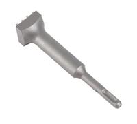 Bewinner 40Cr Steel Square Head Bushing Bit for Electric Hammer, Point Groove Chisel for Concrete Polishing & Trimming, 152mm/6in Standard Shank, Durable & High Efficiency, Electric