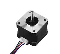 Bewinner 42 Stepper Motor 4-Lead 12V 1.3A 0.30Nm Nema 17 Hybrid Stepping Motor for 3D Printer, 1.8 Degree Bipolar 4-Wire Step with 1m Cable