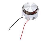 Bewinner 44mm Resonance Speaker, 4Ω 25W Vibration Strong Bass Mini Portable All Frequency Stereo Loudspeaker Stainless Steel 360° Surround Sound PC Laptop MP3 Player Mobile Audio