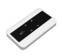 Bewinner 4G LTE Mobile Hotspot, Portable WiFi Hotspot for Travel, 2100mAh Battery Operated Network Wireless Access Point with SIM Card Slot, 10 Connected Devices (White)