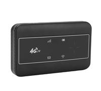 Bewinner 4G LTE Mobile Hotspot, Portable WiFi Hotspot for Travel, 2100mAh Battery Operated Network Wireless Access Point with SIM Card Slot, 10 Connected Devices (Black)