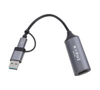 Bewinner 4K HDMI to USB C Video Capture Card, USB 3.0 Capture Device with 1080P 60Hz Output, Plug and Play,Aluminum Adapter for Gaming Consoles, Camera, PC Streaming