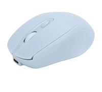 Bewinner 5.0 Wireless Mouse, Portable 2.4GHz Computer Mouse with USB Receiver, 800 1200 1600 DPI, Suitable for Men and Women, ABS Material, 5.0 Technology (Blue)
