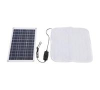 Bewinner 50W Solar Panel Heated Blanket Kit, Adjustable Monocrystalline Portable Equipment for Hiking, Camping, Outdoor Barbecue, 20W 12V, 2 Speeds
