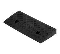 Bewinner 5cm Thickness Plastic Curb Ramp Portable Threshold Ramp for Car, Vehicle Driveway Loading Dock Supplies, Heavy Duty Non-Slip for Home Garage Entrance, Lightweight and Durable PP (Black)