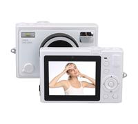 Bewinner 5K Digital Camera for Photography, 64MP WIFI Vlogging Cameras with 2.8Inch Touch Screen, Double Lens Compact Video Travel Camara for Vlog, 1300mAh Battery (White)