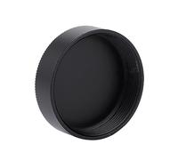 Bewinner 5pcs 25mm C-Mount Rear Lens Caps, Alloy Metal Camera Lens Cover for CCTV TV Lenses, Black (Black)
