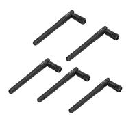 Bewinner 5PCS Foldable Antenna 6dBi High Gain Omnidirectional for 433Mhz Wireless Transmission, SMA Male Connector Signal Antenna for Meter Reading System, Drone, Security Alarm, Smart