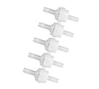 Bewinner 5pcs Plastic Check Valve, 6mm One Way Non Return Valve (5mm)