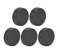 Bewinner 5PCS Plastic Rear Lens Cap Protective Cover for PK Mount SLR Camera Lens - Durable, Black