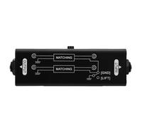 Bewinner 6.35mm Ground Loop Isolator, Professional Hum Noise Eliminator with Aluminum Alloy Housing for Car Home Stereo, Portable Plug & Play AUX Audio Noise Filter